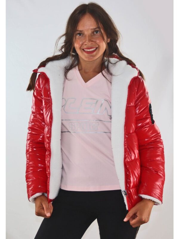 Plein Sport jakna ženska futrovana logo print - Image 2