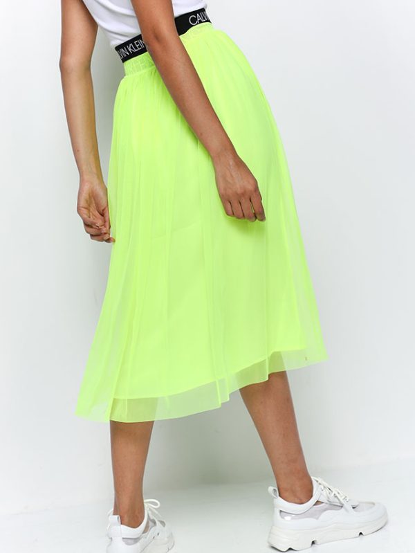 Calvin Klein neon zelena suknja - Image 2