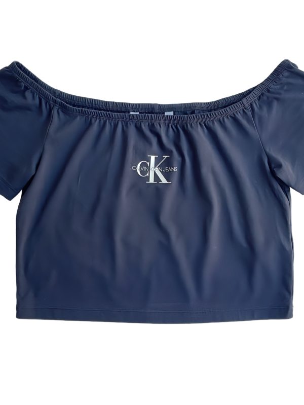 Calvin Klein pamučni crop top
