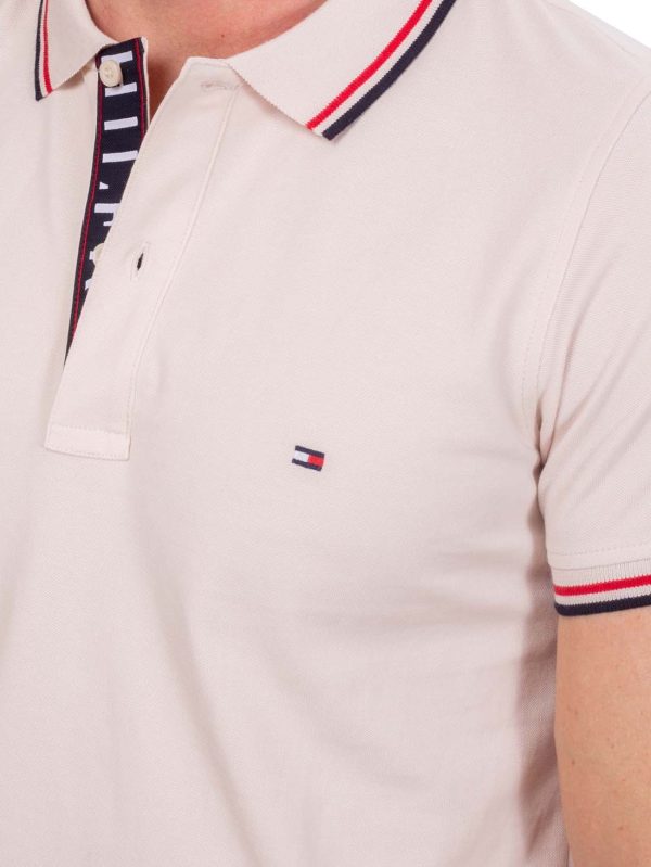 Tommy Hilfiger bež polo majica - Image 2