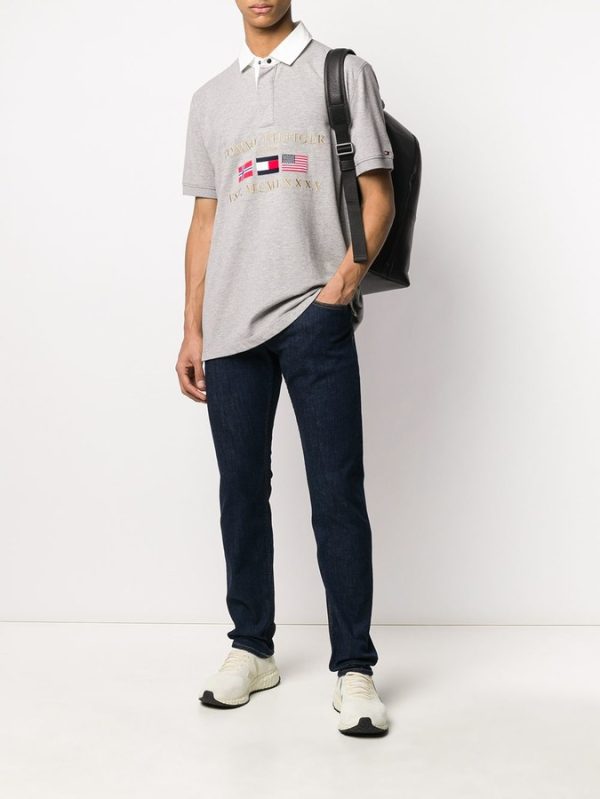 Tommy Hilfiger siva polo majica - Image 2