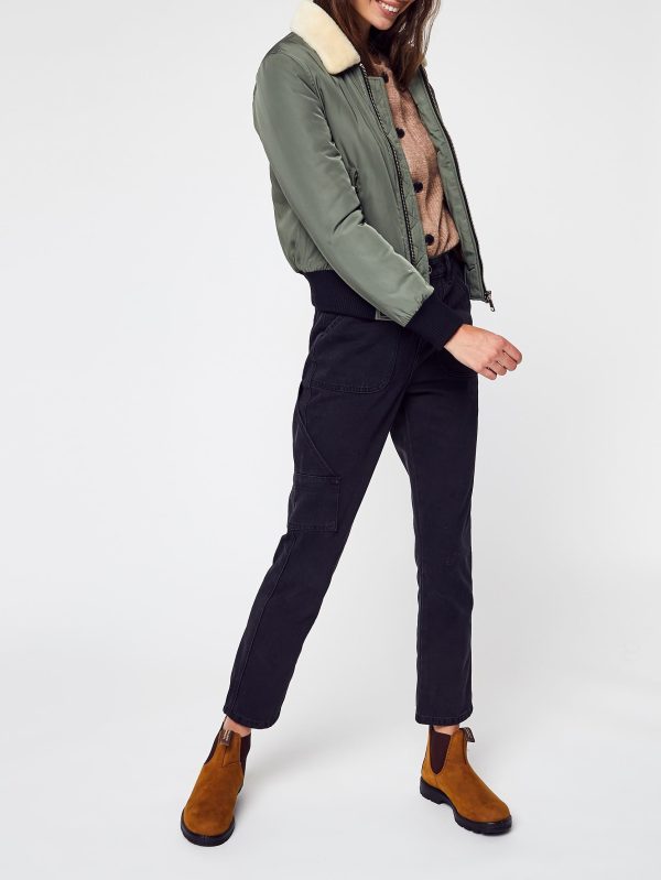 Vila High waist&Straight fit crne farmerke - Image 4