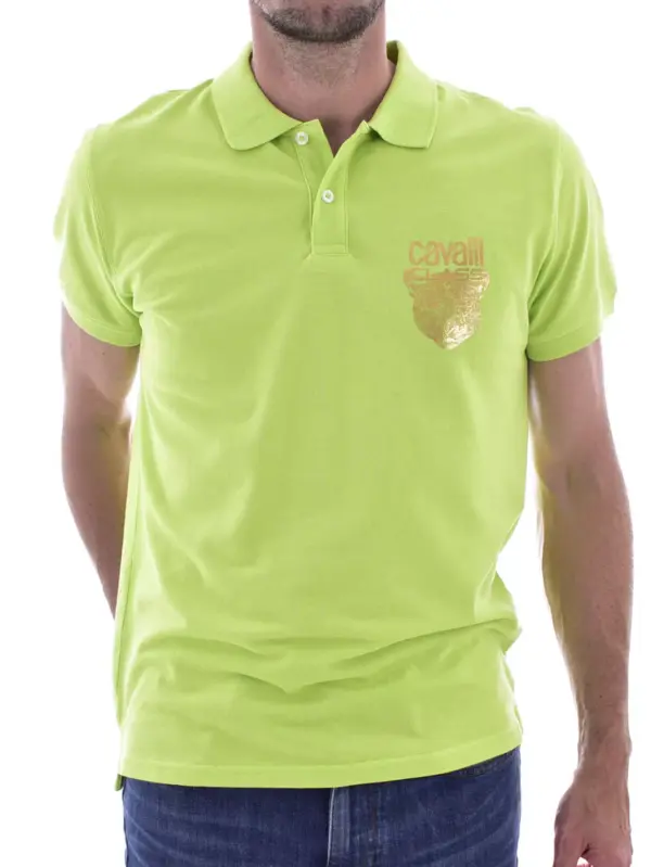Cavalli Class polo majica muška print - Image 3